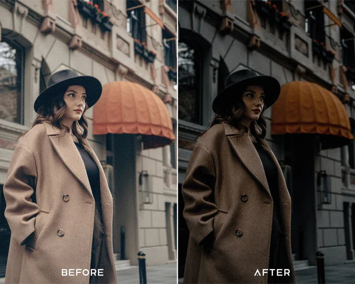 Film Noir Preset & LUTs Collection – Vintage Cinematic Looks