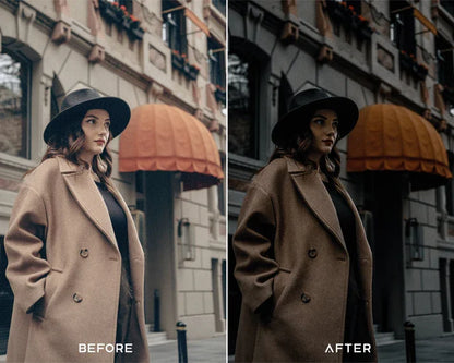 Film Noir Preset & LUTs Collection – Vintage Cinematic Looks