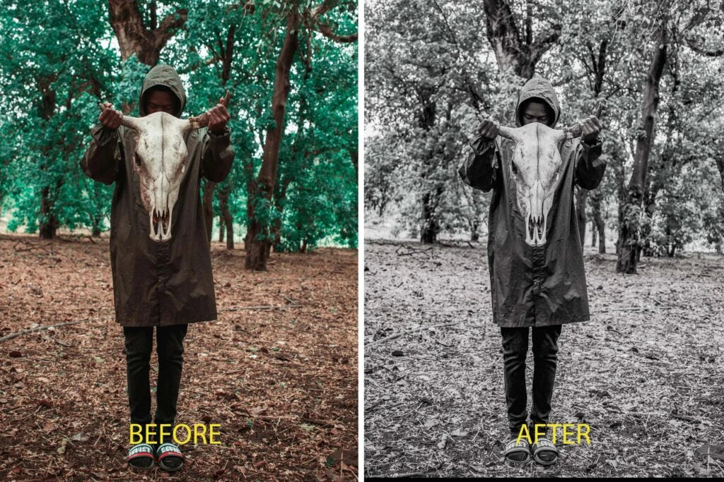 KRStocks – Dark & Monochrome LUTs & Presets Pack