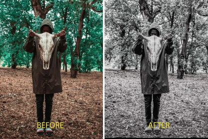 KRStocks – Dark & Monochrome LUTs & Presets Pack