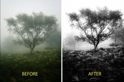 KRStocks – Dark & Monochrome LUTs & Presets Pack