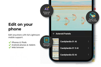 Asteroid Pastels – 20 Lightroom Presets & LUT Collection