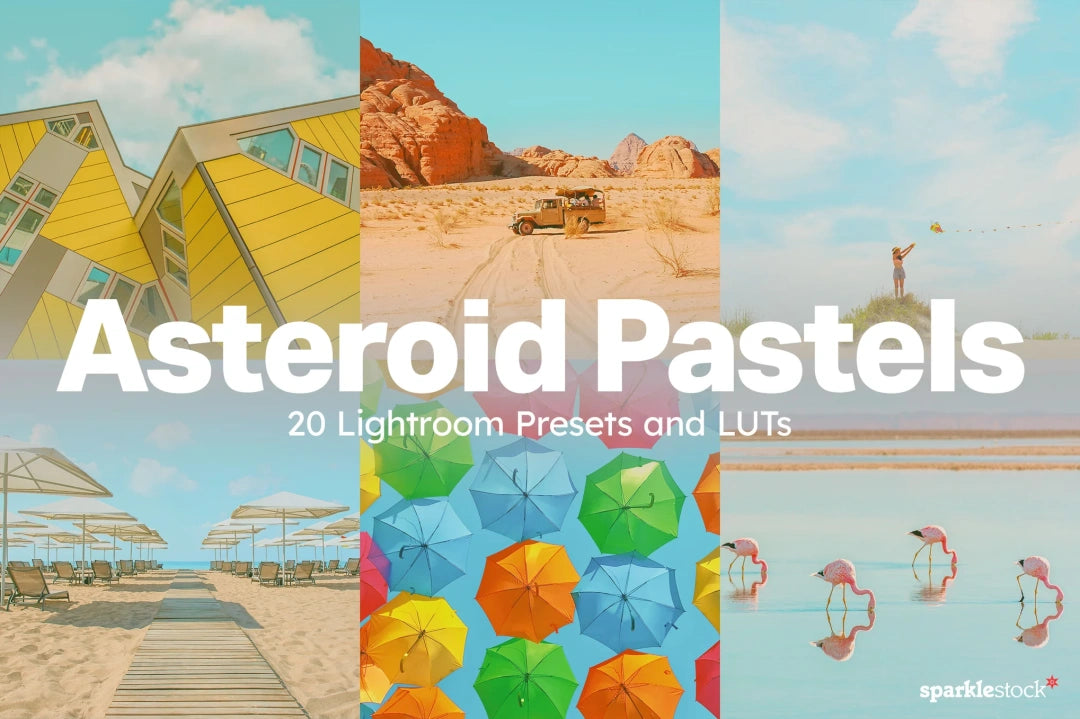 Asteroid Pastels – 20 Lightroom Presets & LUT Collection